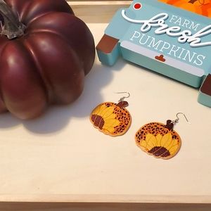 Fall Earrings printed on both sides!!